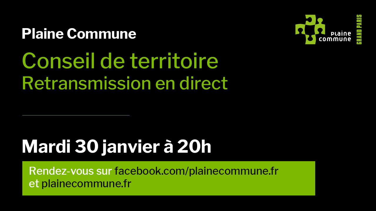 Vidéo : voir le conseil de territoire (30/01) en direct