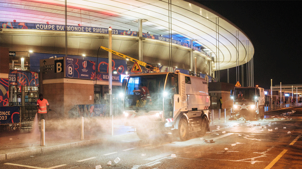 Coupe du Monde de rugby 2023 : reportage dans les coulisses du nettoiement