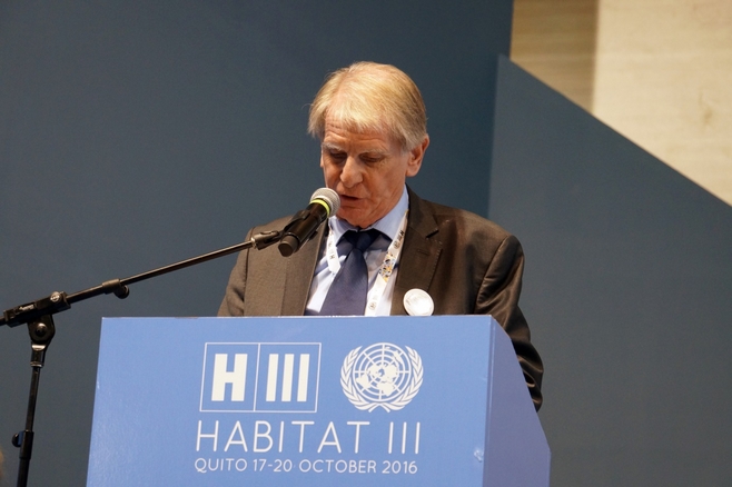 Déclaration de Patrick Braouezec à l'Assemblée mondiale des villes et autorités locales lors du sommet des Nations Unies Habitat III à Quito