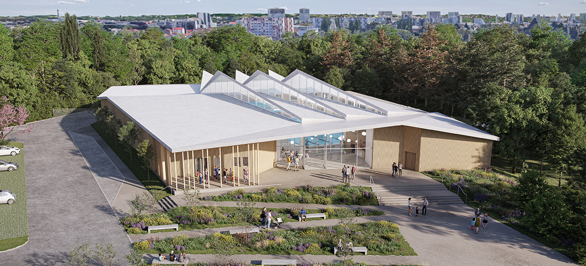 Construction du centre aquatique de Villetaneuse