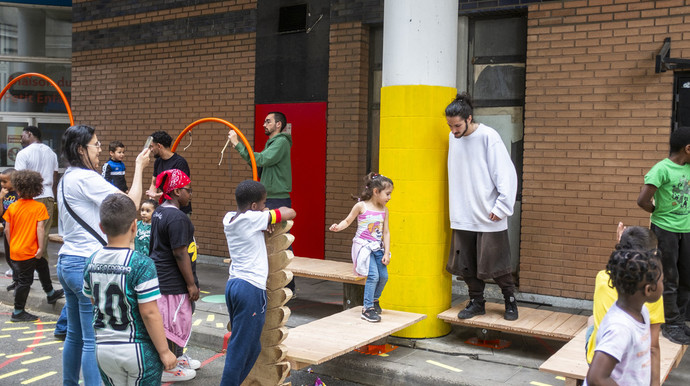 Inauguration Passage pas sage-Raphaël Fournier   Plaine Commune